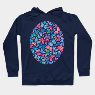 Watercolour Butterflies Hoodie